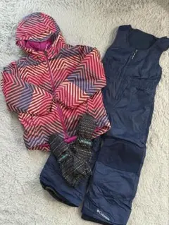 Columbia ウェアセットxxs ＋Burtonグローブ4T