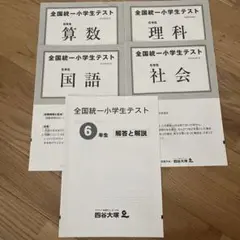 全国統一小学生テスト 6年生用