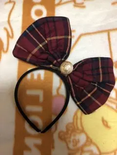 ミニーマウス リボンカチューシャ リボンクリップ ディズニーランド