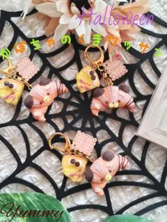Halloween♡かぼちゃのこいぬワッサン♡　フェイクスイーツ　チャーム