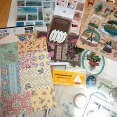 大人可愛いシール　ステッカー　いっぱいセット　コラージュにも　まとめ売り