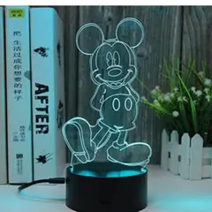 ミッキーマウス3Dライト（並行輸入品）