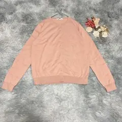 UNIQLO ユニクロ（L）UVカットスーピマコットンクルーネックカーディガン