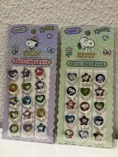 スヌーピー　おはじきシール