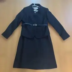 ［美品］卒園ワンピーススーツ15号黒