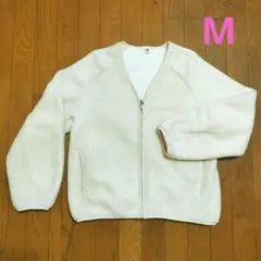 UNIQLO　ユニクロ　レディース　Mサイズボアフリースジャケット　白　ホワイト