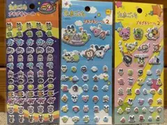 （正規品）たまごっち プチプチシール（3枚セット）