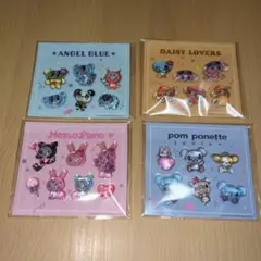 た*か様 ナルミヤキャラクターズ オリジナルぷっくりシール 4種 コンプリート