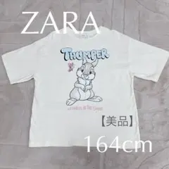 【美品】ZARA／ディズニー／とんすけ／Tシャツ／164cmのサムネイル