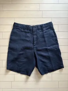00s Brooks Brothers リネンショーツ ネイビーのサムネイル