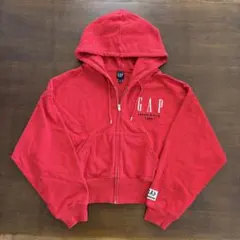 Gap 30周年記念 フード付き コレクションパーカー レッド L