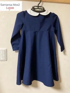 Samansa Mos2 Lagom 　 襟付きワンピース