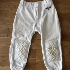 ミズノ 野球 練習着パンツ　ホワイト　140