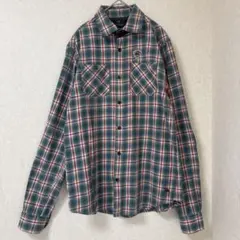 SCOTCH&SODA ネルシャツ チェック エルボーパッチ　ロゴ刺繍　トップスのサムネイル