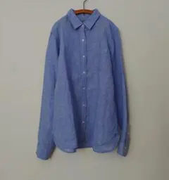 無印良品※MUJI リネン 長袖 シャツ S