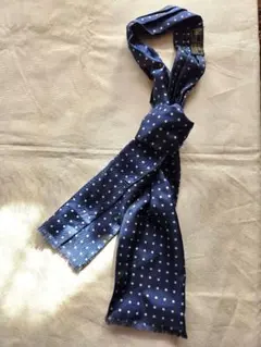 【レア】 JOHN COMFORT ネイビー ネクタイ スカーフタイ シルクのサムネイル