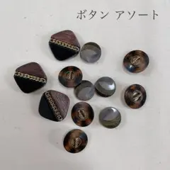 デザインボタン 詰め合わせセット アンティーク ビンテージ調まとめ売ハンドメイドのサムネイル