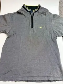 BURBERRY LONDON ハーフジップ ポロシャツ カーキ M - メルカリ