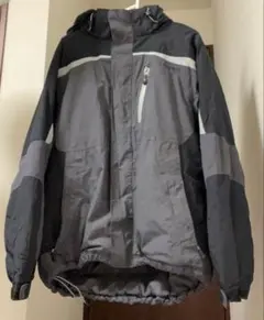 L.L.Bean 中綿 ジャケット ナイロン　ブラック グレー　古着