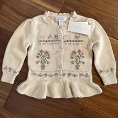 【新品タグ付き】ラルフローレン 刺繍カーディガン 18M 85センチ