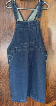 チャムス デニム サロペット スカート