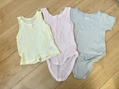 ベビー肌着3点セット 70cm 綿100%