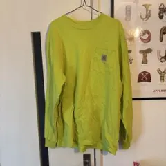 Carhartt 蛍光グリーン Lサイズ L/S teeのサムネイル