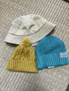 ニット帽　帽子　3点セット　BREEZE 西松屋