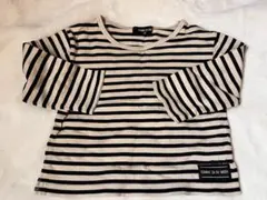 コムサイズムのストライプＴシャツ 80