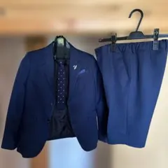 キッズ フォーマルスーツ 130cm ネイビー　小学校　入学式