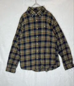 arnold palmer timeless チェック柄ボタンダウンシャツ　L