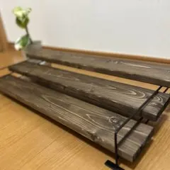 アイアンディスプレイ　マルシェ什器　多肉植物棚　卓上ディスプレイ　飾り棚　アガベ