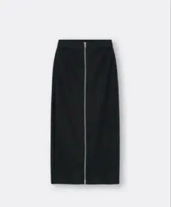 GU フロントジップナローロングスカート 3XL