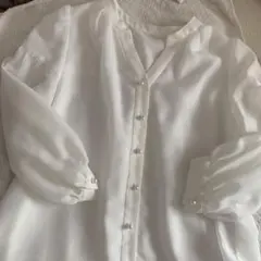 ラッフルボウタイパールバーブラウス JUSGLITTY 新品 - メルカリ