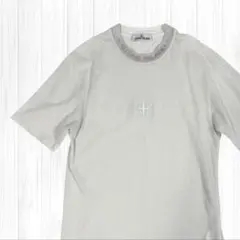 ストーンアイランド 半袖Tシャツ センターロゴ グレー Mのサムネイル