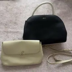 agnes b. 2way ハンドバッグ ショルダー 2点セット