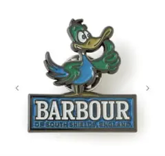 ［専用封筒付き］Barbourピンバッジ「Mr solway」