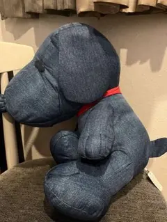 デニムスヌーピーぬいぐるみ