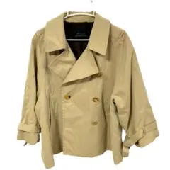 MACPHEE レッキスラビットファー付 トレンチコート 38 ベージュ