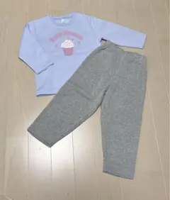 裏起毛トレーナー　上下セット　パジャマ