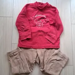 フリース生地 パジャマセット 120cm