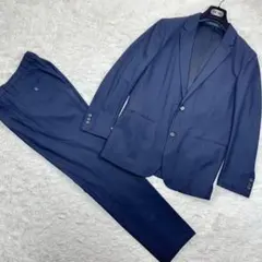 洗える✨プラステ ビジネススーツ トラベルスーツ ネイビー Lのサムネイル