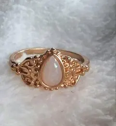 jewelry Aimer】完売品 ティアドロップモチーフダイヤモンドリング