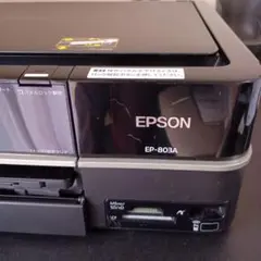 【ジャンク】EPSONプリンター　EP-807AR　付属品、箱付き、廃パッド交換 ジャンク】EPSONプリンターEP-807AR 一部付属品有,廃パッド交換要