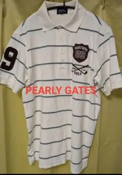 PEARLY GATES メンズ ボーダー ポロシャツ サイズ6 - メルカリ