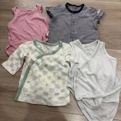 ベビー肌着・ロンパース　セット　ユニクロ　ミキハウス　まとめ売り