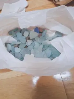 シーグラス 青 緑 茶色