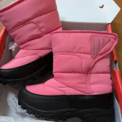 子ども用ピンクスノーブーツ 18センチ