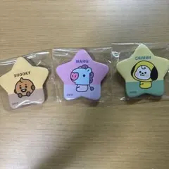 BT21 SHOOKY MANG CHIMMY 星型缶バッジ