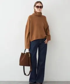 *Cropped タートルネックニット ドゥズィエムクラス